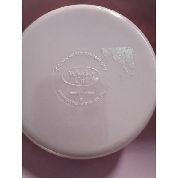 Whisker City Pet Bowl Cat Dog Pink Princess Crown Dishwasher Safe Pretty - Picture 3 of 7